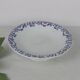 Plat piédouche, faïencerie Onnaing, vintage