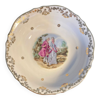 8 luxury decorated porcelain serving dishes - vintage design