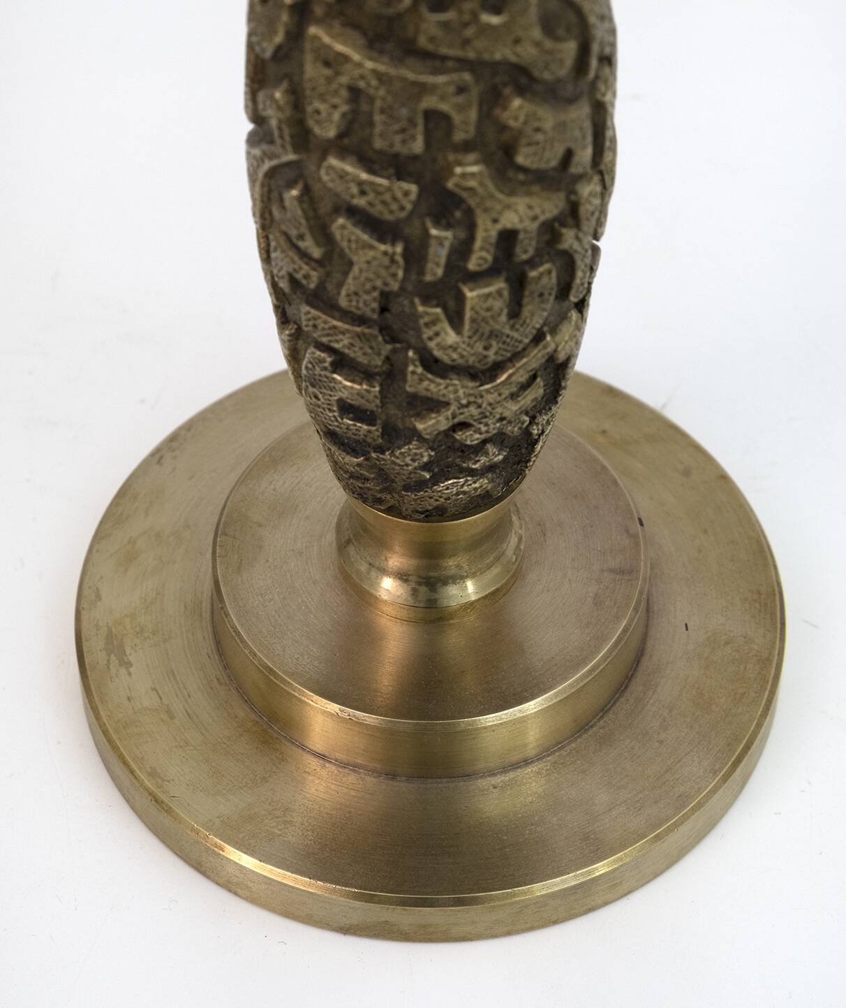 Pair of Luciano Frigerio Mid-Century Modern Italian Bronze Table Lamps, 70