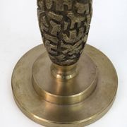 Pair of Luciano Frigerio Mid-Century Modern Italian Bronze Table Lamps, 70