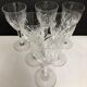 6 verres à eau en cristal taillé de Saint Louis modèle Chantilly