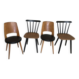 Set of 4 vintage chairs 1960