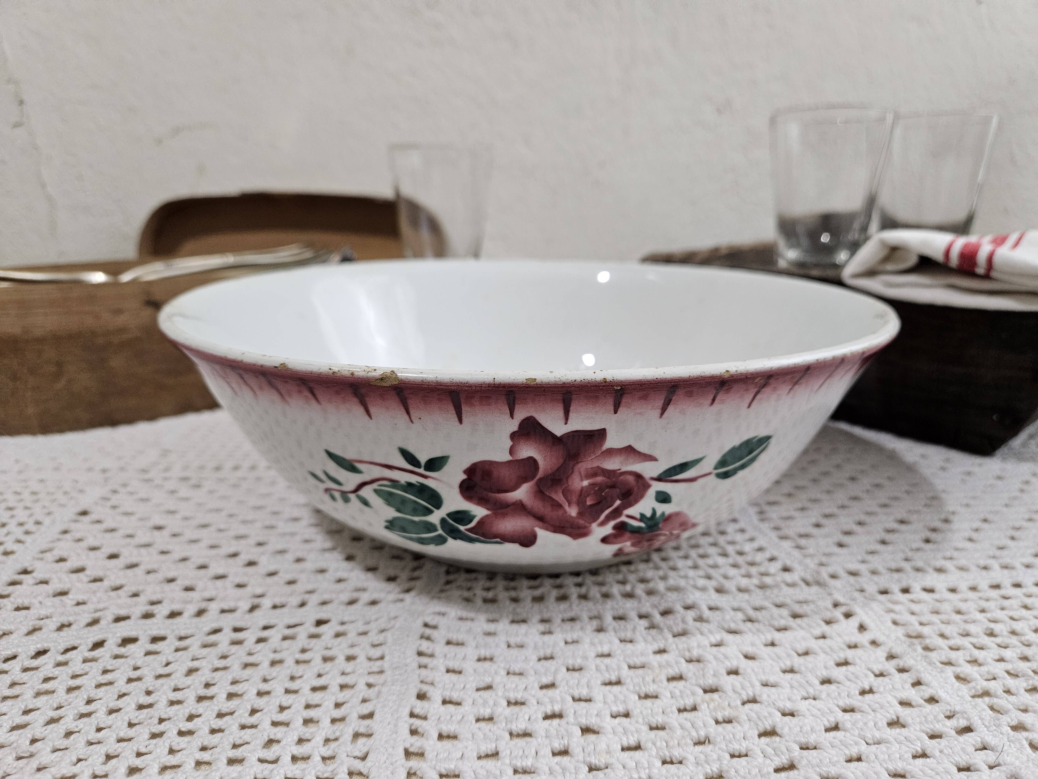 Badonviller earthenware salad bowl - Old tableware