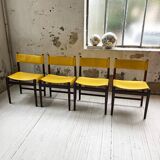 Rosewood leather chairs by Arne Vodder for Sibast