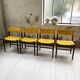 Rosewood leather chairs by Arne Vodder for Sibast