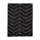 Tapis marocain moderne noir