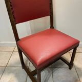 2 chaises louis XIII