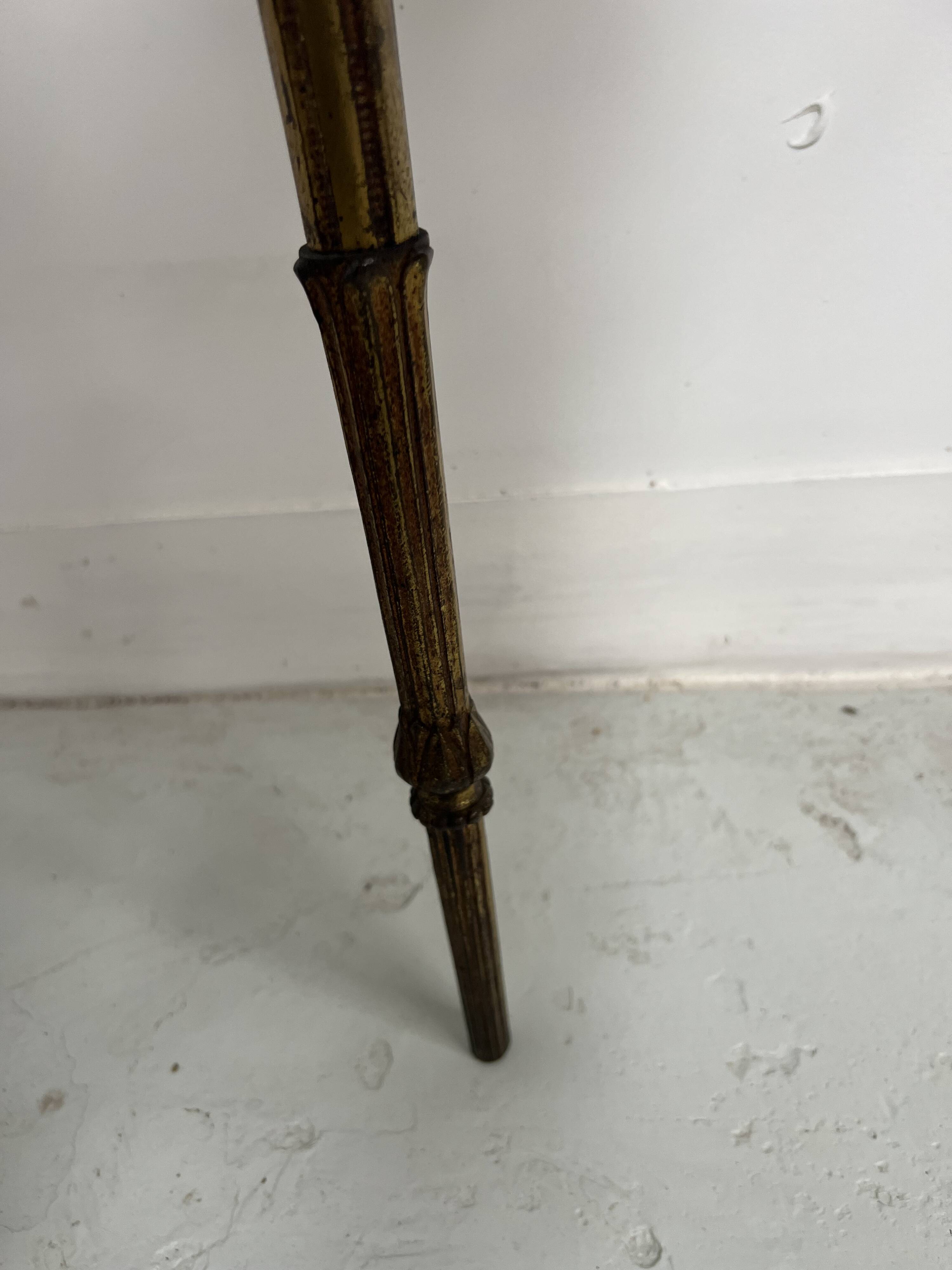 Louis XVI style console in gilded bronze, 20th century
