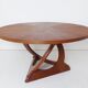 Vintage Danish Teak Sunburst Coffee Table by Soren Georg Jensen For Kubus