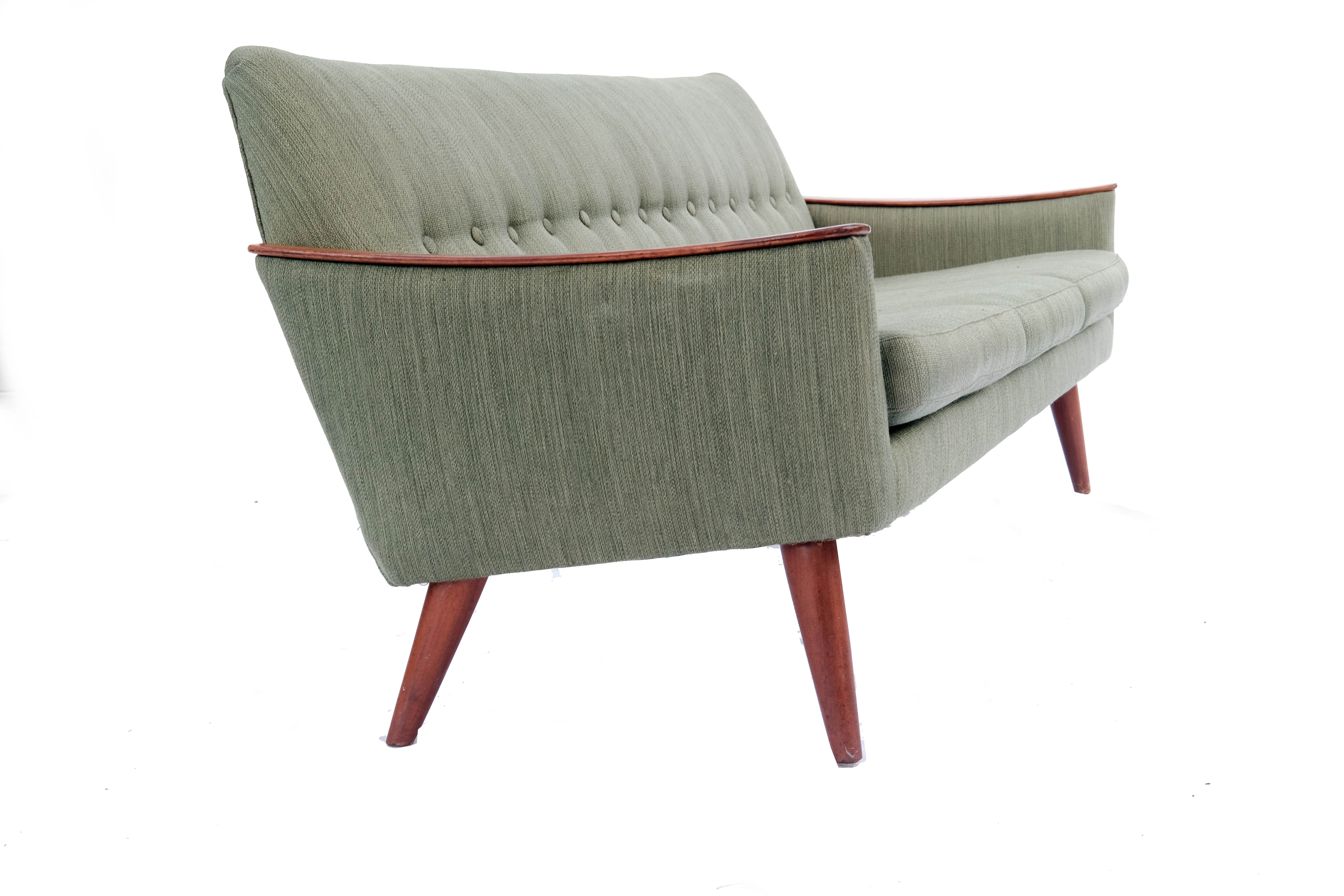 living room set,  norway 1960's, set of 2 armchairs & sofa