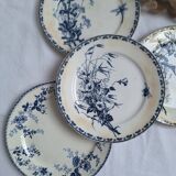 Vintage blue dinner plates