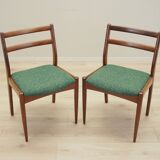 Set of two teak chairs, Danish design, 1970s, production: Denmark