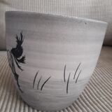 Vintage ceramic signed Millet Sèvres