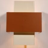 Pair of geometric Philips wall lights, 1960