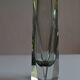 Murano Sommerso Vase Gray Blue 30 cm Vintage 1970