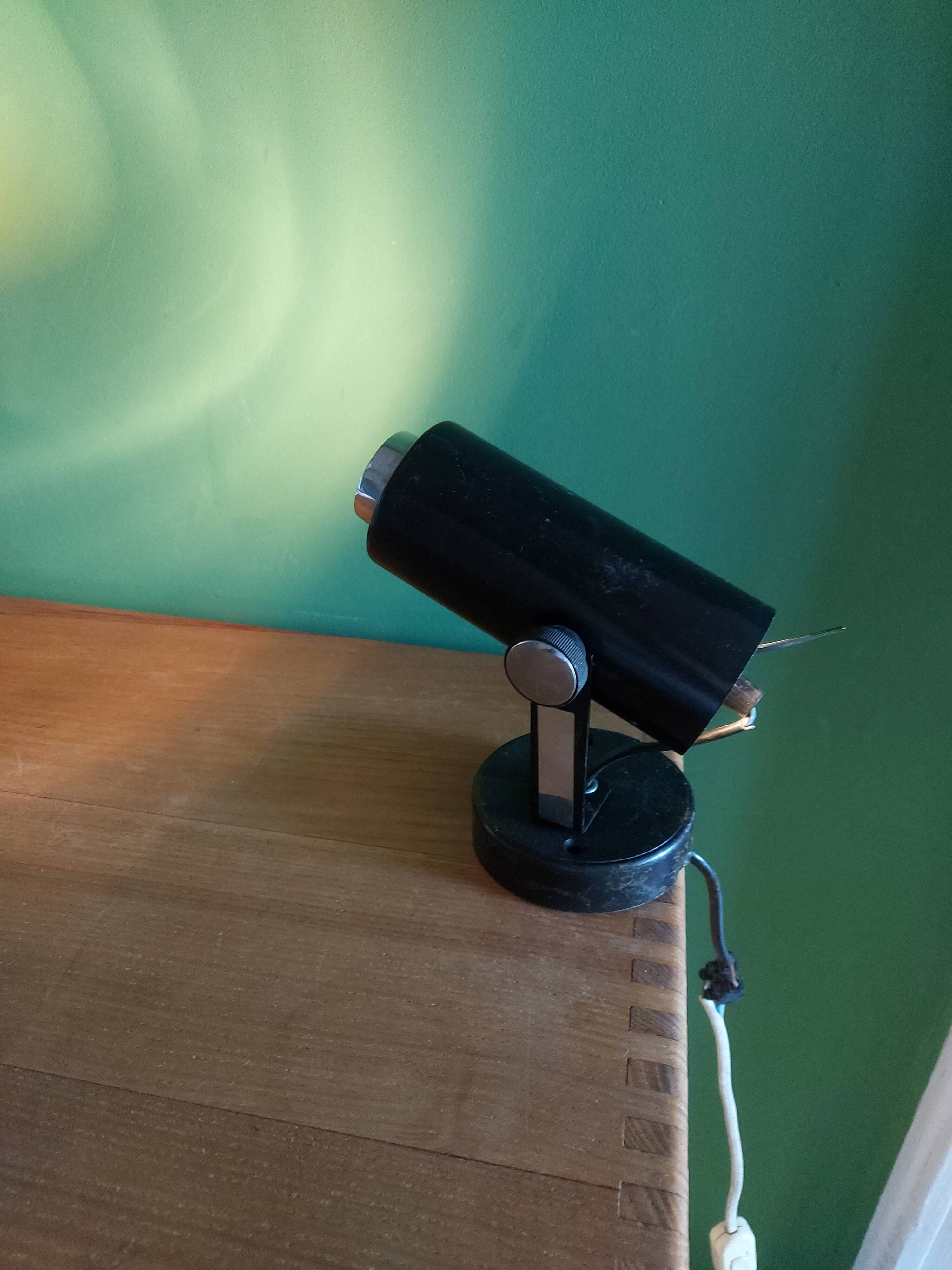 Wall lamp , Vintage spot ( metal and chrome )