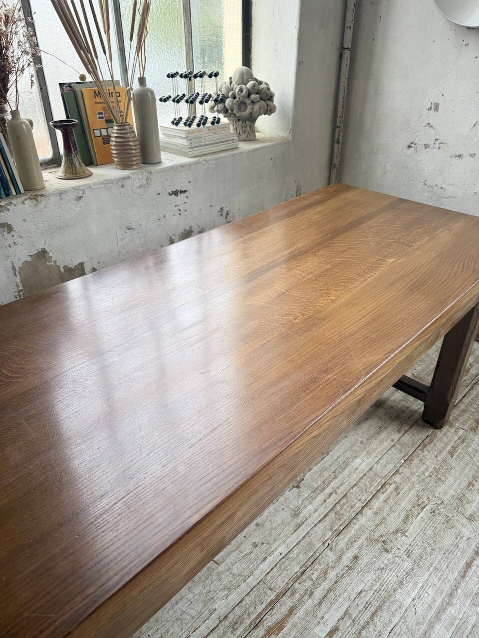 Table de ferme XL en chêne massif