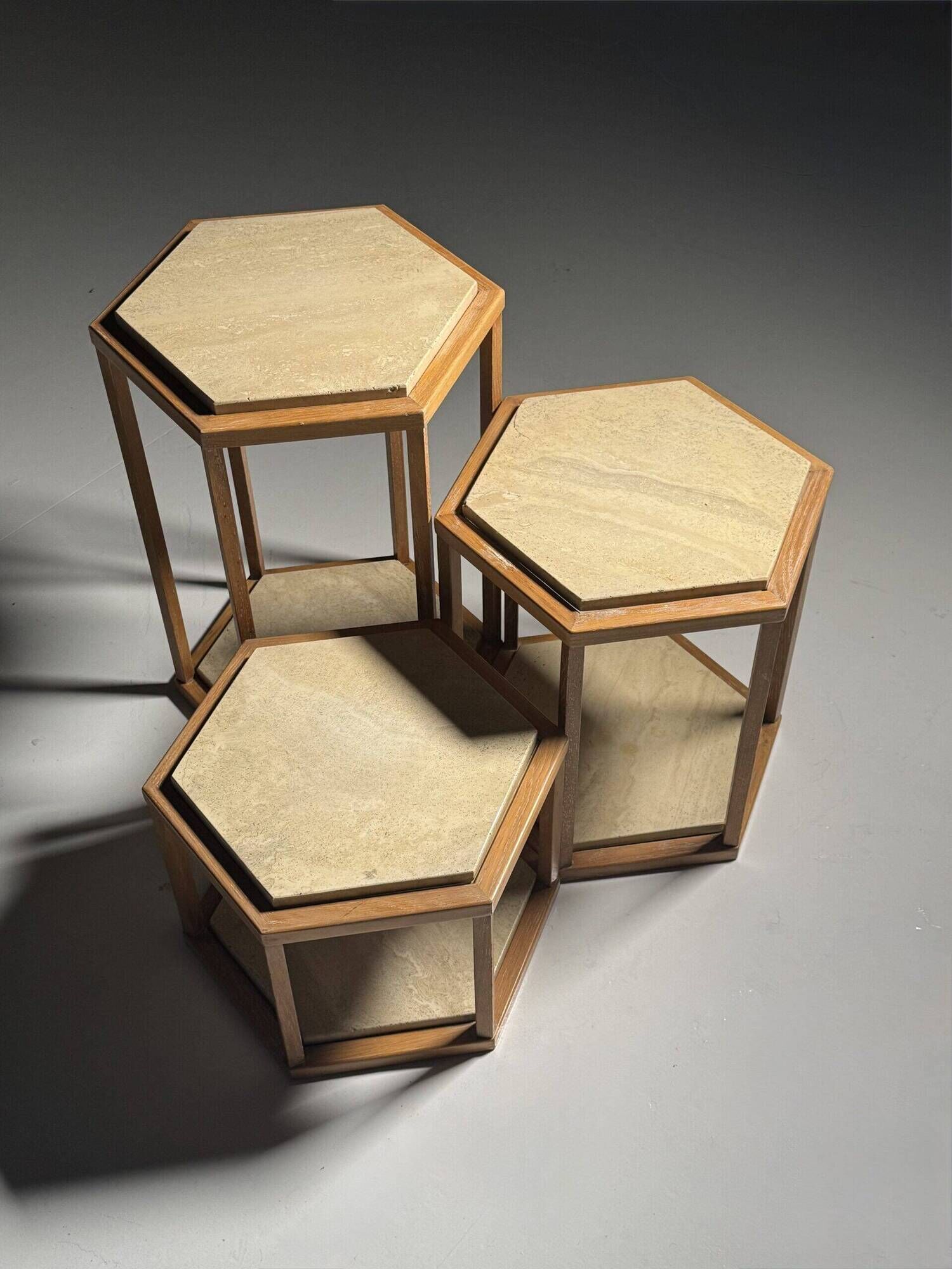 Set of 3 side tables Roche Bobois