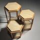 Set of 3 side tables Roche Bobois