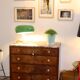 Commode Art Deco en loupe de noyer