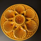 Oyster service Longchamp France – 12 plates + serving dish –