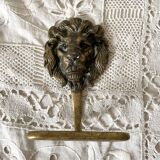 Brass lion head hooks