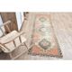 1970s Turkish Oushak Handmade Wool Cotton Orange Runner Rug 85x266