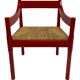 Fauteuil Carimate modèle 892 Vico Magistretti pour Cassina en rouge