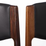 Ensemble de 6 chaises Grete Jalk pour Glostrup, palissandre, années 1960, danois