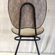 Vintage metal and leatherette chair - 1950s