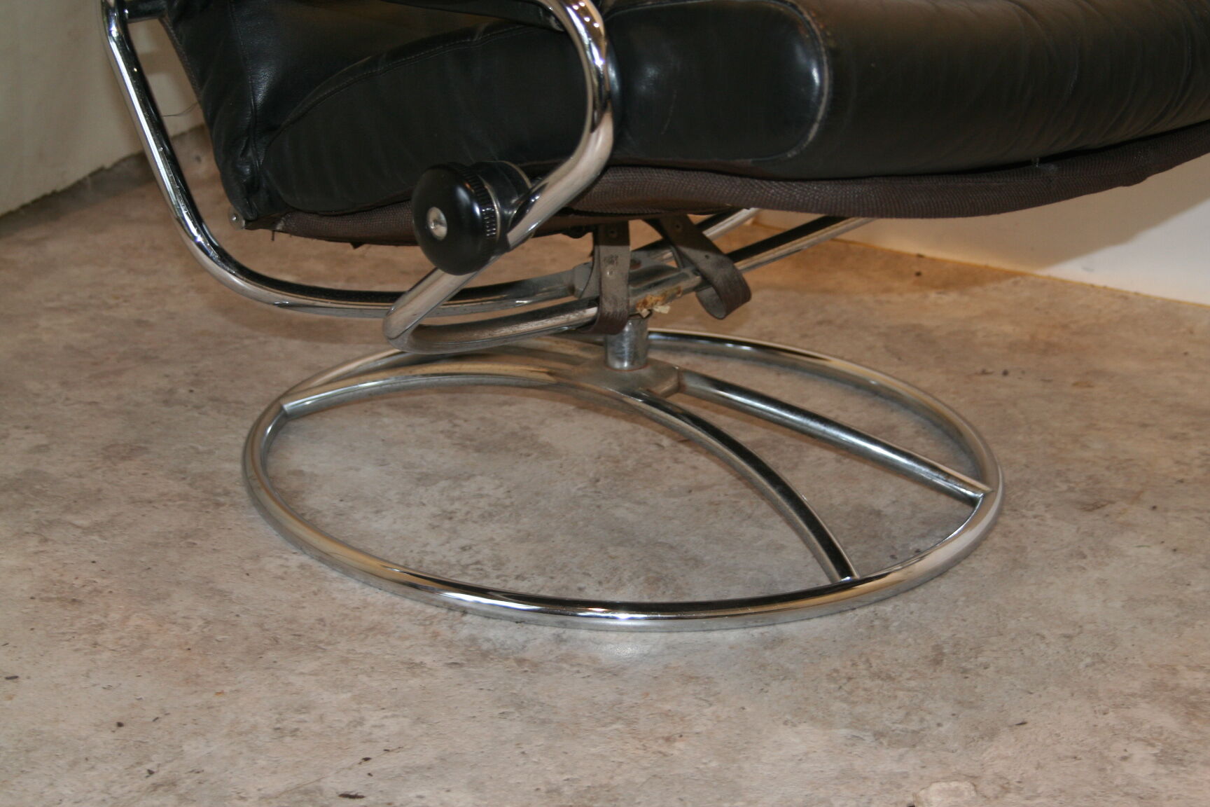 Vintage leather armchair