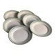 6 flat plates Luneville, Dauphine service