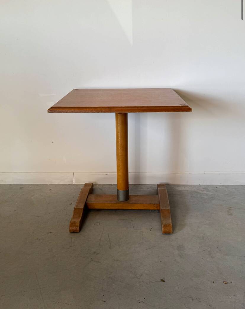 Wooden bistro table