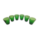 Set 6 verres Vereco verts