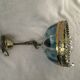 Glass chandelier Blues shabby chic has tassels