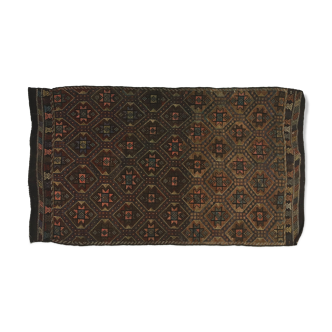 Anatolian handmade kilim rug 248 cm x 151 cm