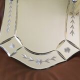 Beveled Art Deco mirror