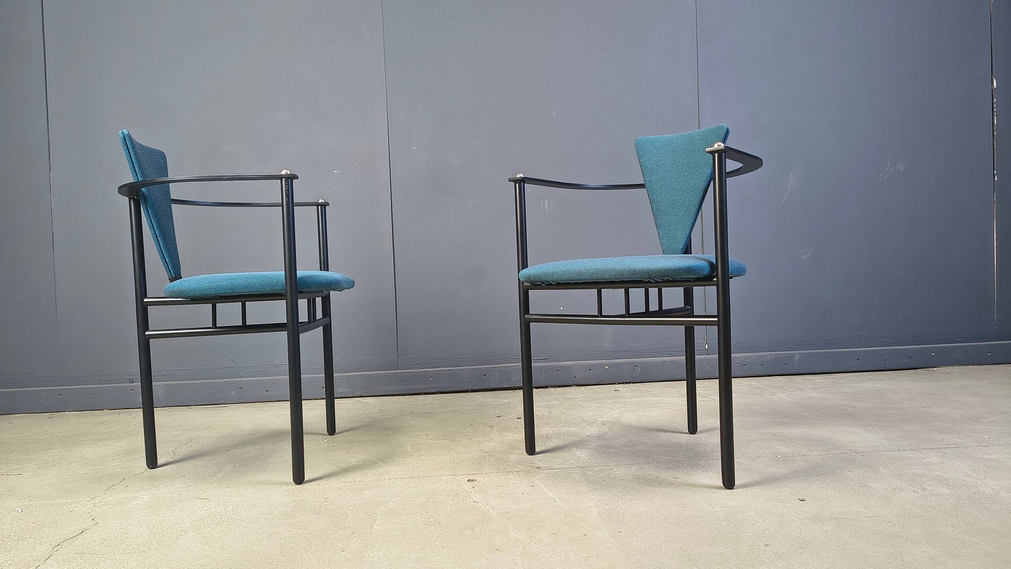 Vintage dining chairs by Belgochrom, set of 4 - 1980s