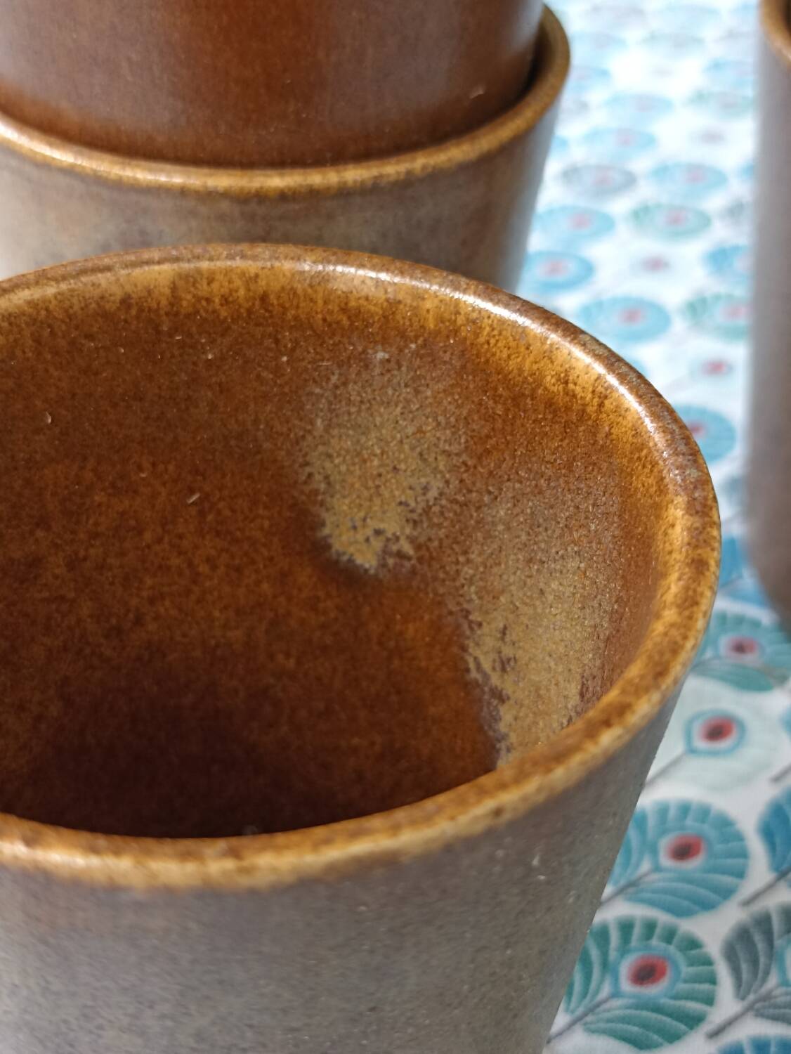 Digoin stoneware glasses