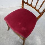 Old Napoleon III wooden chair