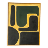 Abstract painting on canvas