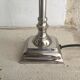 Metal lamp with lampshade