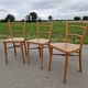 Set of 3 bistro chairs