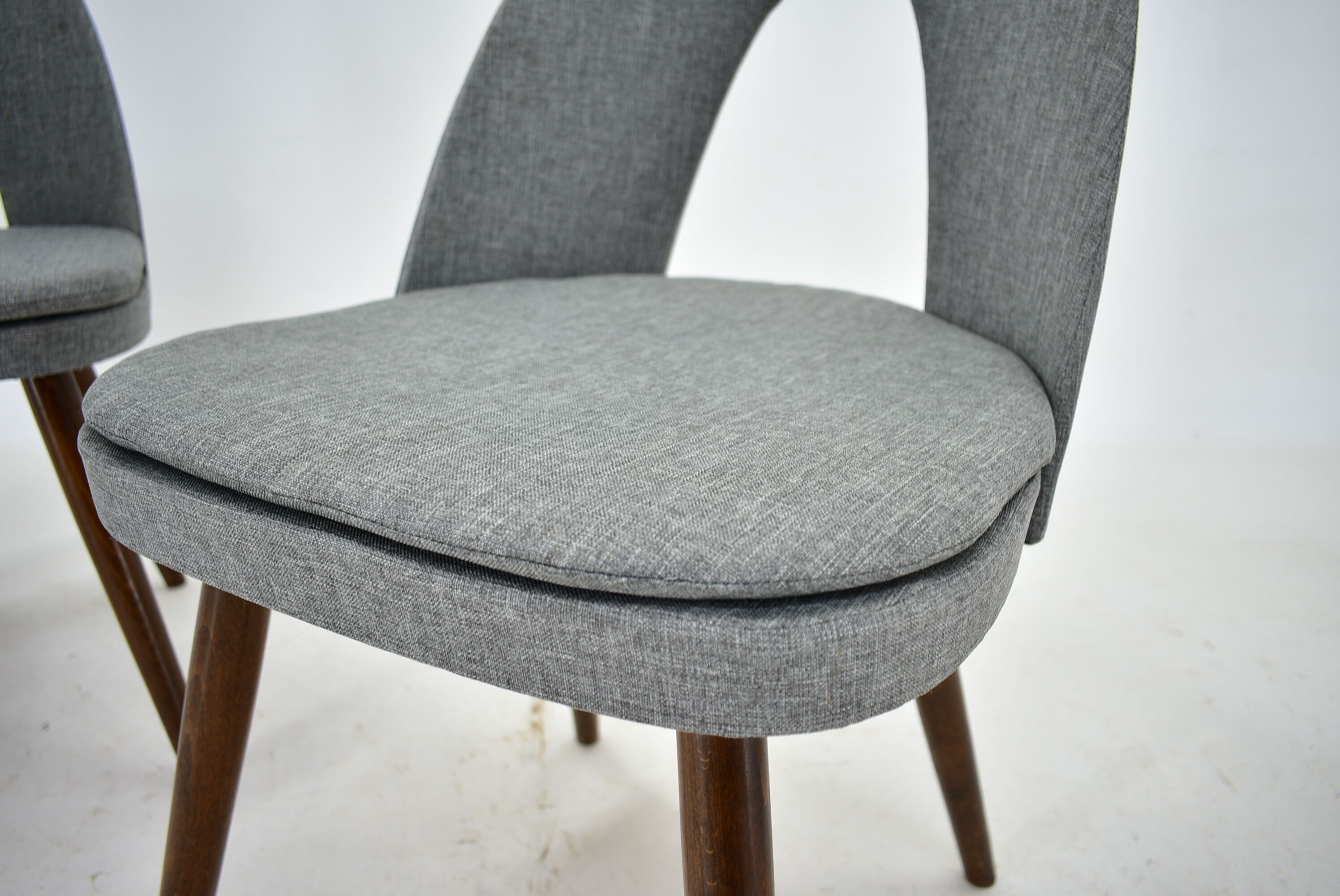 1960s Antonin Suman Set of Four Dining Chairs, Czechoslovakia