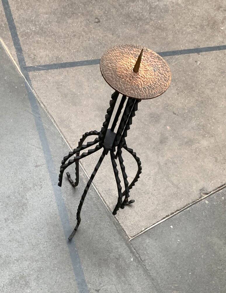 Mid-Century Brutalist Candle Holder