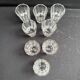 8 Liqueur Glasses – Blown and Cut Crystal