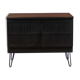 Retro 1960s painted nathan squares sideboard tv cabinet on hairpin legs