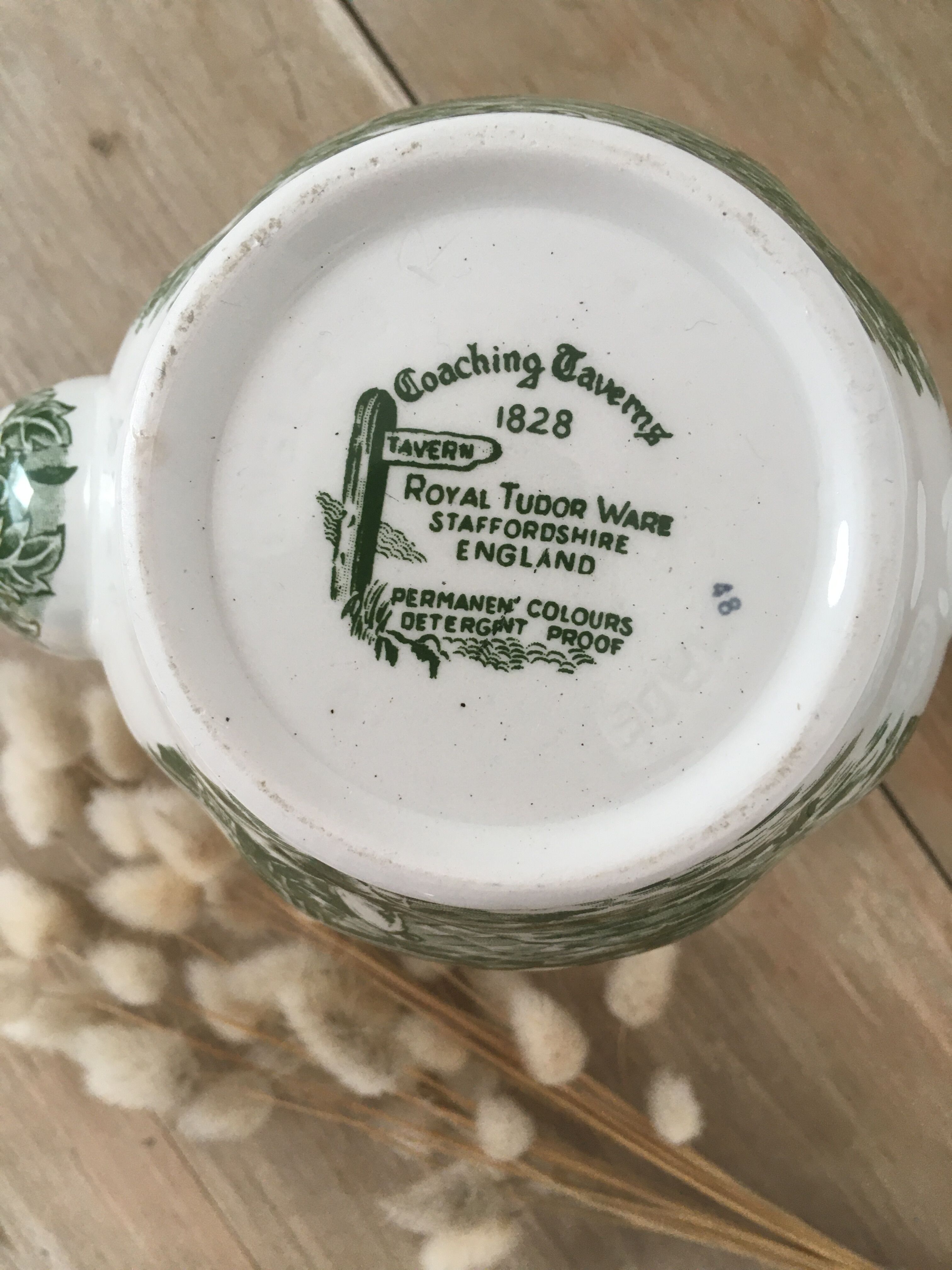 Green English Teapot