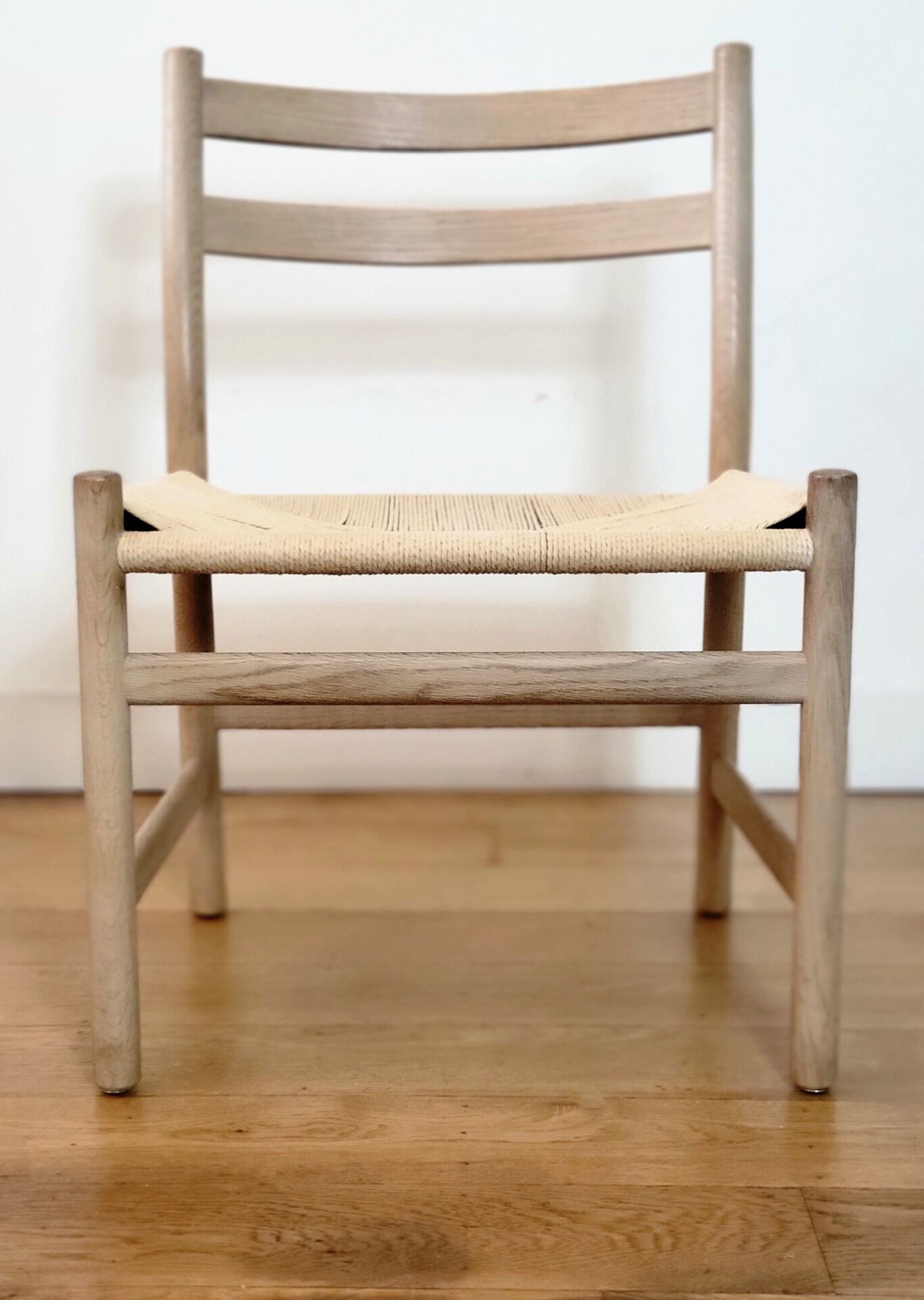 Ensemble de 6 chaises de salle à manger modèle CH46 et CH47 par Hans J. Wegner