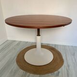 Table modulable JER – Pied tulipe en fonte – Fonderie Chenesseau Orléa